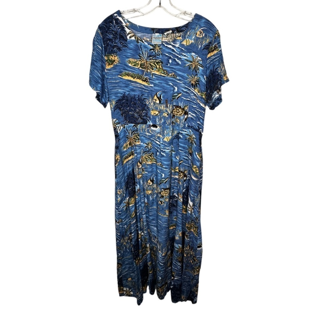 Vintage MakaHawaii Beachwear Hawaiian‎ Dress